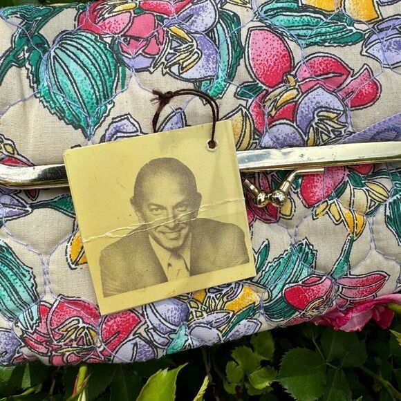 Oscar de la Renta Vintage Floral Cosmetic Bag NWT - Picture 4 of 14